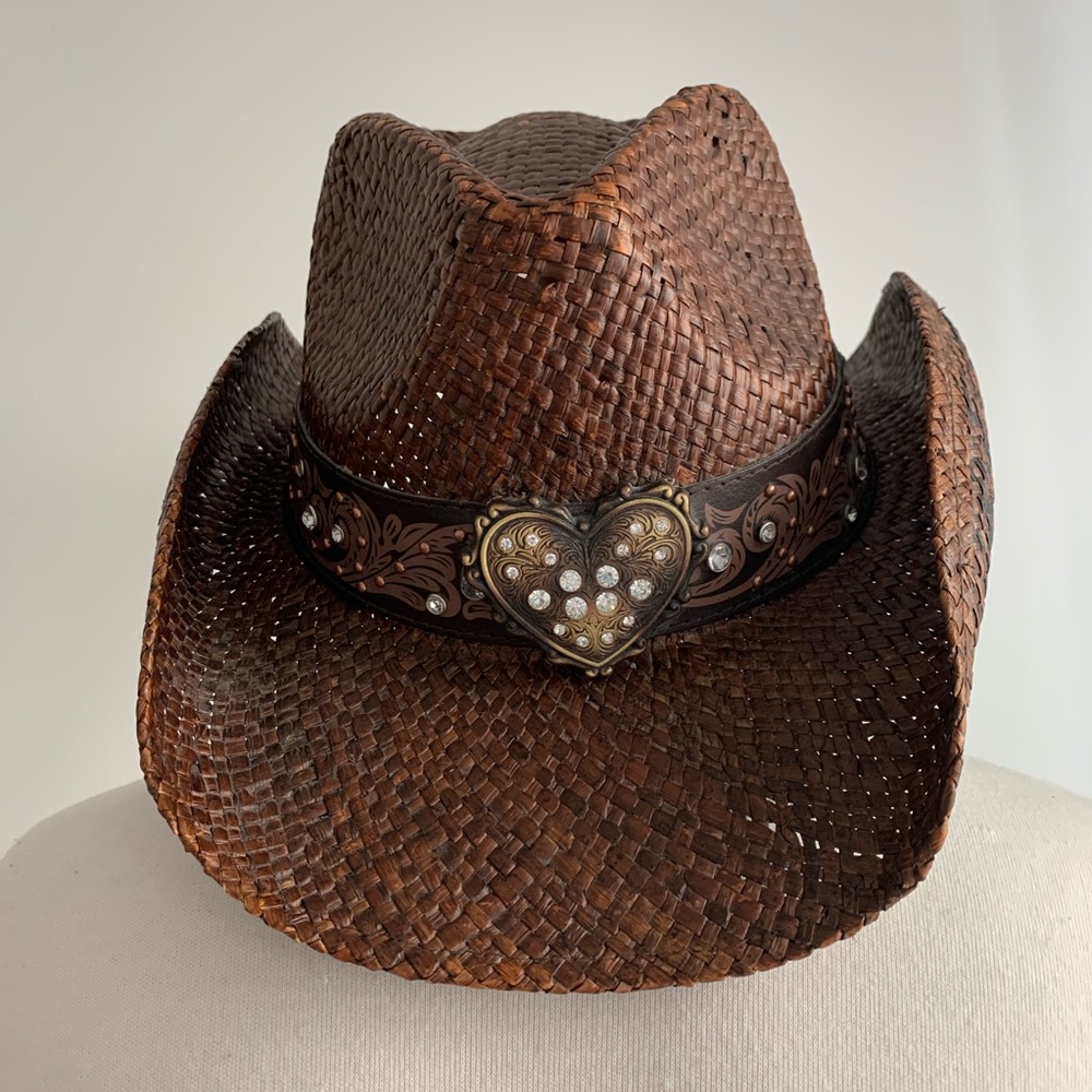 Shyanne Womens Brown Cowboy Hat NWOT